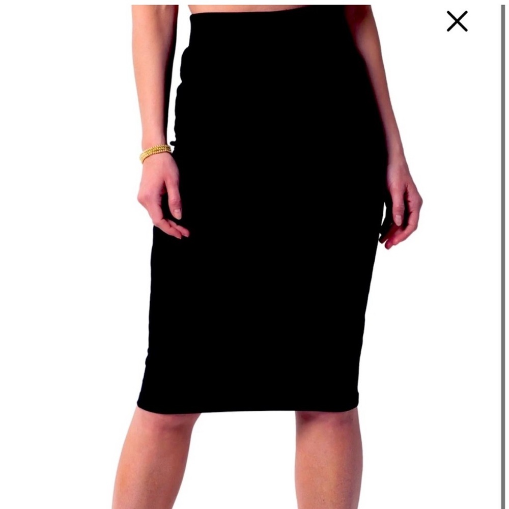 Tart Classic Black Pencil Skirt. Y2K, capsule, timeless classic